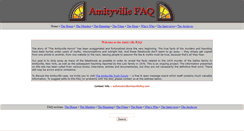 Desktop Screenshot of amityvillefaq.com