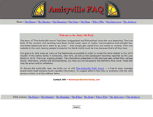 Tablet Screenshot of amityvillefaq.com